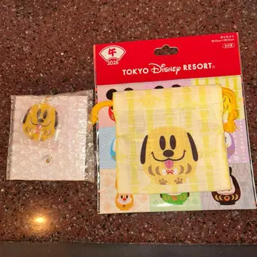 디즈니 설날 복조리 키체인 플루토