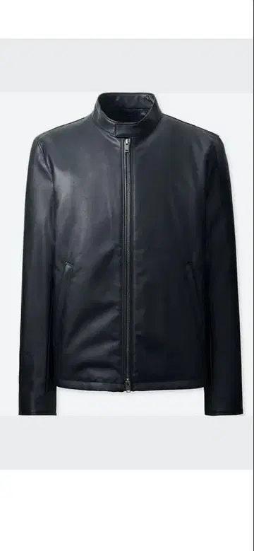 새상품 UNIQLO 네오 가죽 싱글 라이더 자켓