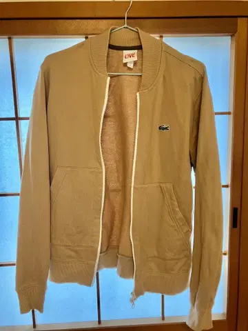 LACOSTE L!VE 베이지 점퍼 S 사이즈