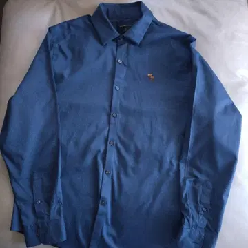 Abercrombie & Fitch 긴팔 셔츠 XL 다크 블루