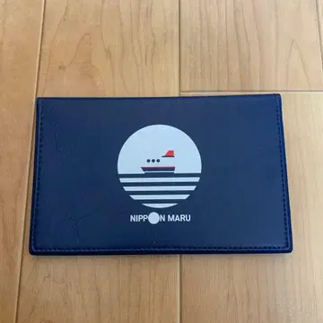 [ 여권 케이스 ] NIPPON MARU 선박 로고 네이비