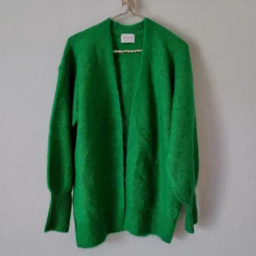 유나이티드 애로우즈 그린 모헤어 가디건