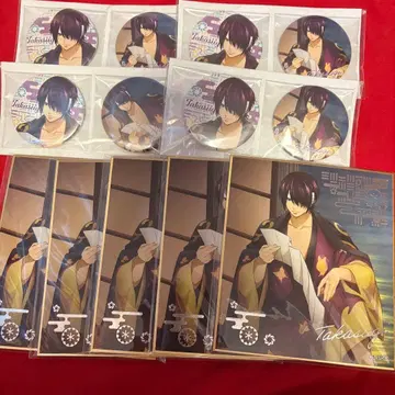 은혼 복권 메이트 편지 캔뱃지 색지 타카스기 신스케