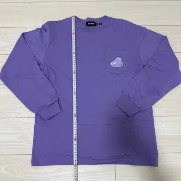 엑스라지 XLARGE 롱 T셔츠 보라색 퍼플
