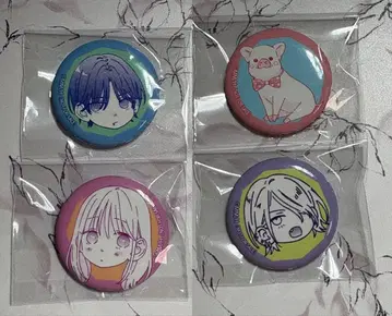 봄의 폭풍과 몬스터 길고양이와 늑대 복권 10회 특전 캔 배지 세미 컴프