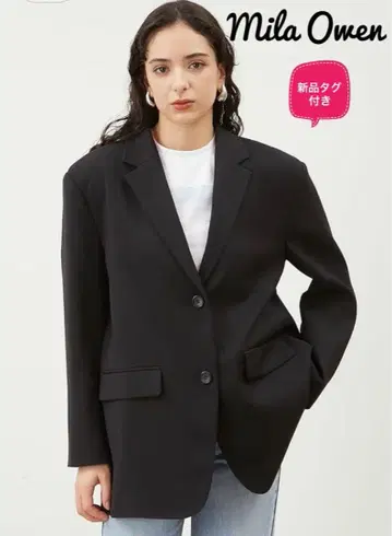 Mila Owen 블랙 오버사이즈 자켓 택 포함 새상품