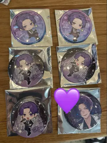 시마 캔뱃지 세트 홀로