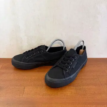 컨디션 최상 스페르가 2750 블랙 22.5cm 캔버스