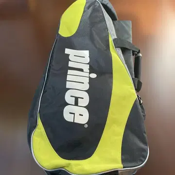 prince 테니스 라켓 백 블랙/옐로우 그린