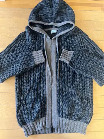 ARMANI 더블 지퍼 니트