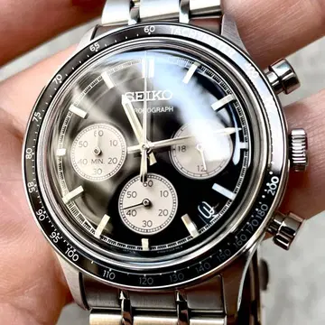 미사용 SBTR055 블랙 Seiko 세이코 손목시계 쿼츠 부속물 있음