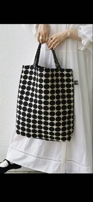 [ SHIPS any 별주 ] BINDU 디자인 자카드 토트백