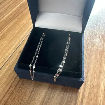 Jouete 골드 체인 귀걸이 박스 포함