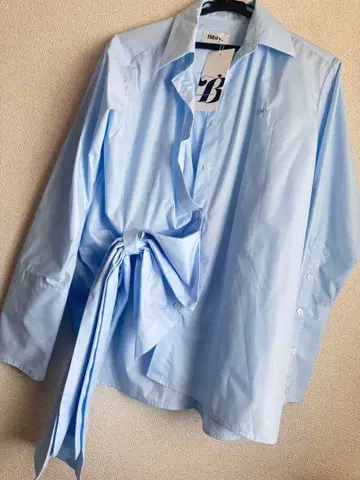 bibiy RUBY RIBBON SHIRT 블루
