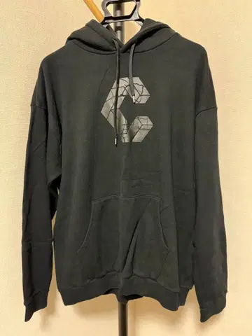 CRONOS 블랙 후드티 크로노스