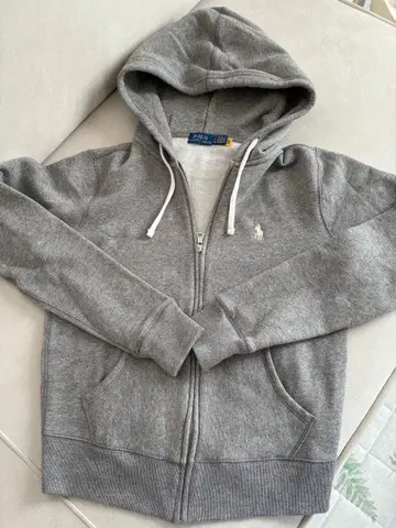 새상품급 폴로 랄프로렌 멜란지 그레이 속기모 스트레치 후드티 후디 S M