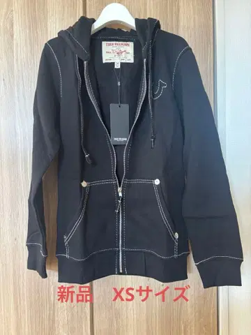 새상품 TRUE RELIGION 블랙 후드티 XS 사이즈