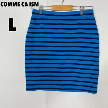 COMME CA ISM 컴시즘 (L) 보더 타이트 스커트