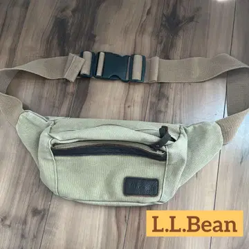L.L.Bean 바디백 베이지 가죽 캠퍼스 숄더