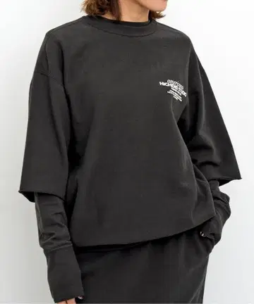 L'Appartement 아메리카나 HALF SLEEVE SWEAT