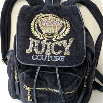 [ JUICY COUTURE ] 벨로아 백팩 백팩 네이비 Y2K 헤이세이