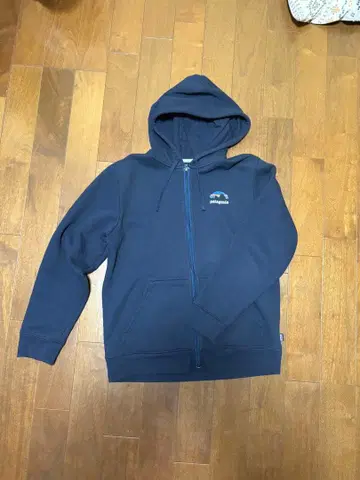 Patagonia 네이비 지퍼 후드티 M 구제 의류