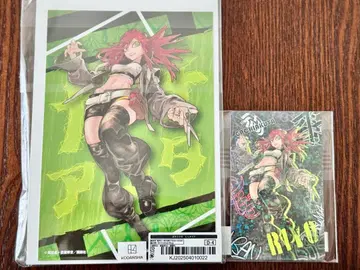 료 가치액터 복권 메이트 캔뱃지 & 엽서 홀로그램 카드