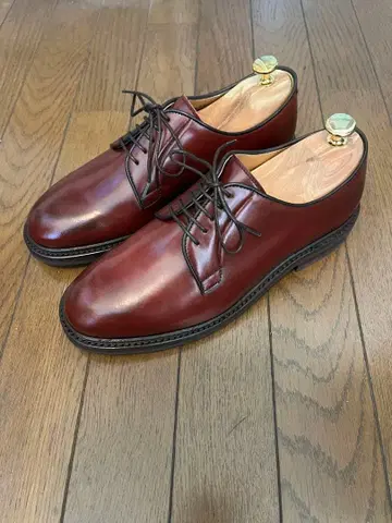 [ 미사용 ] Berwick 버건디 코도반 드레스 슈즈