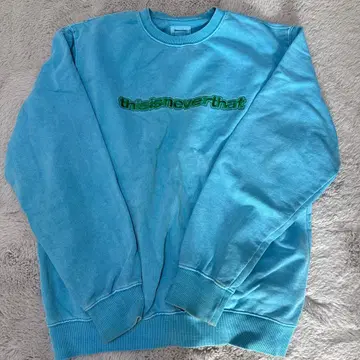 thisisneverthat 맨투맨 (블루) 네버댓