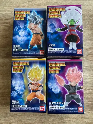 드래곤볼 어드버지 모션 1+4 오공 블랙 초사이어인 로제 자마스