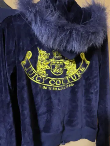Juicy Couture 새상품 네이비 후드티 셋업