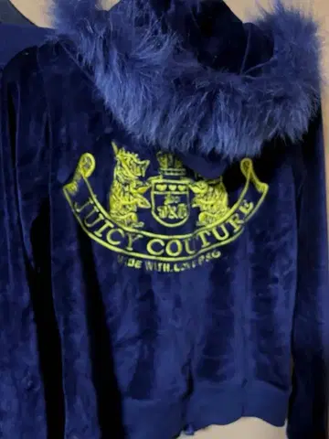 Juicy Couture 새상품 네이비 후드티 셋업