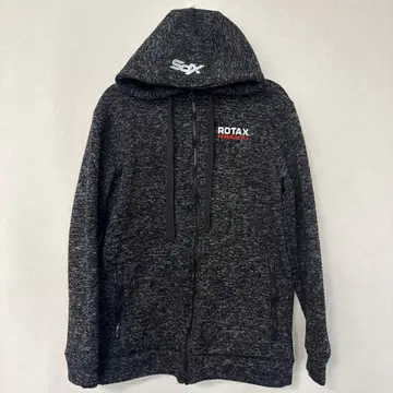 ROTAX RACING 후드 부착 후드티 블랙