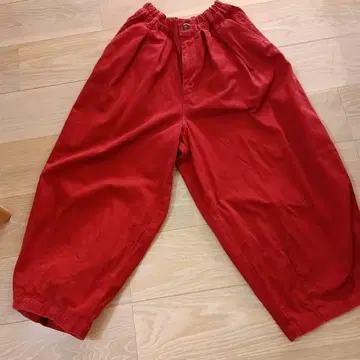 HARVESTY 빨간색 와이드 팬츠 사이즈 0