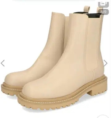 오리엔탈 트래픽 사이드 고어 부츠 새상품 시착만 한 상품 화이트