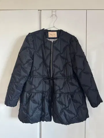 블랙 퀼팅 자켓 M 사이즈