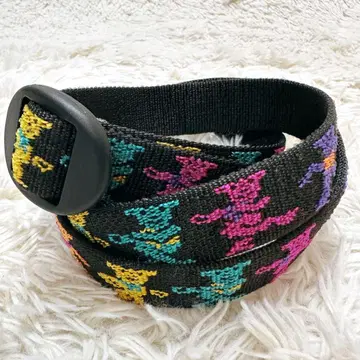 BISON DESIGNS 그레이트풀 데드베어 댄싱베어 벨트