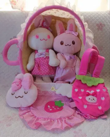 우사모모 봉제 인형 세트