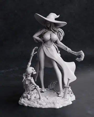 1/10 미페인팅 미조립 피규어 레진 키트 소서리스