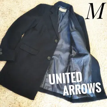 UNITED ARROWS 유나이티드 애로우즈 네이비 체스터 코트 M