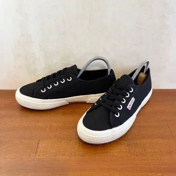 컨디션 최상 스페르가 2750 블랙 23.0cm 캔버스 515