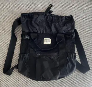 프레드릭 패커스 메쉬 복조리 2way 백팩 핸드백 블랙