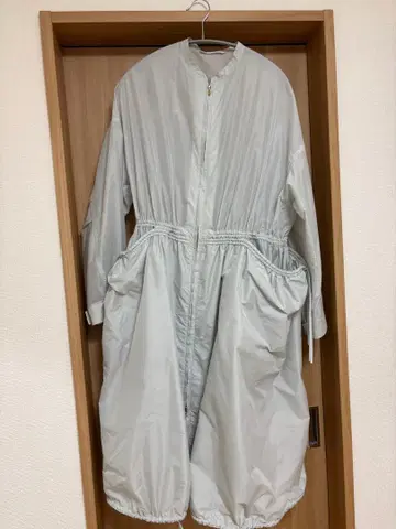 드로어 SUMMER 타프타 뭄소 노카라 코트 36