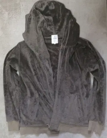 ego tripping 후디 인조 모피 소재 올리브색