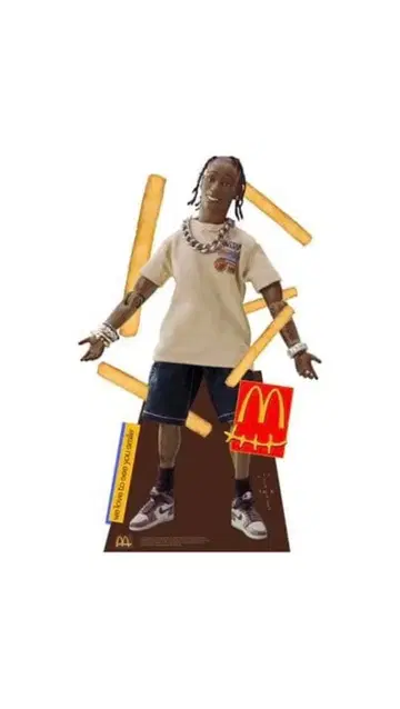 cactus jack Travis Scott 등신대 패널 레어