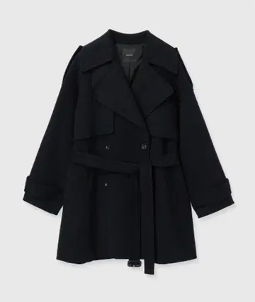 anuans 리버 울 미들 트렌치코트