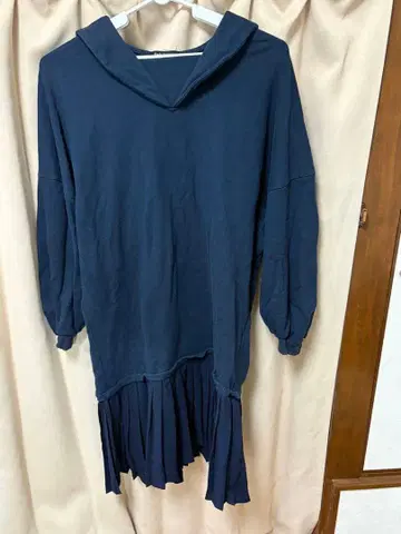 Candy Stripper 네이비 세일러 카라 원피스