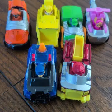 퍼피 구조대 비클 6개 세트 A