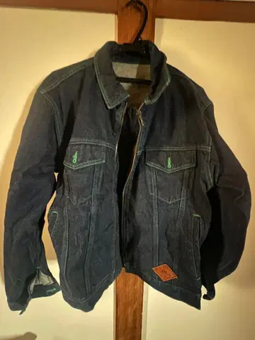 TEMPO by FILA 다크 데님 데님 자켓