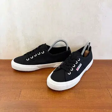 미사용 새상품 스페르가 2750 블랙 23.0cm 캔버스